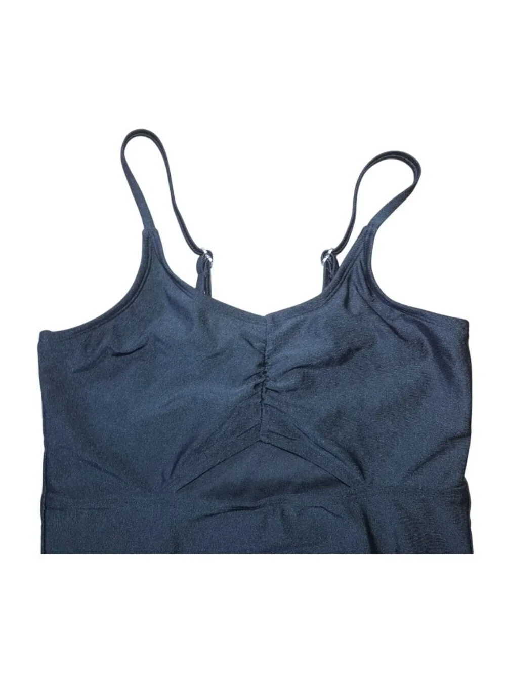 Art Class Girls Black One-Piece Swimsuit XL 14 Adjustable Straps NWT.